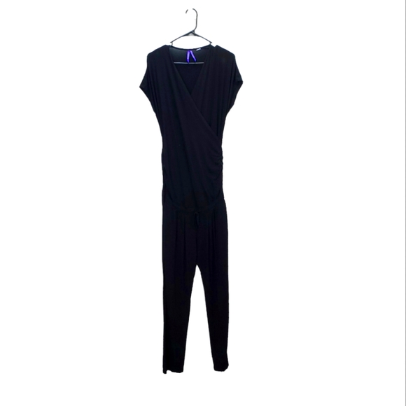 SERAPHINE Maternity Short Sleeve Stretchy Jumpsuit - Picture 2 of 13